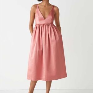 & OTHER STORIES Flared Strappy Midi Dress